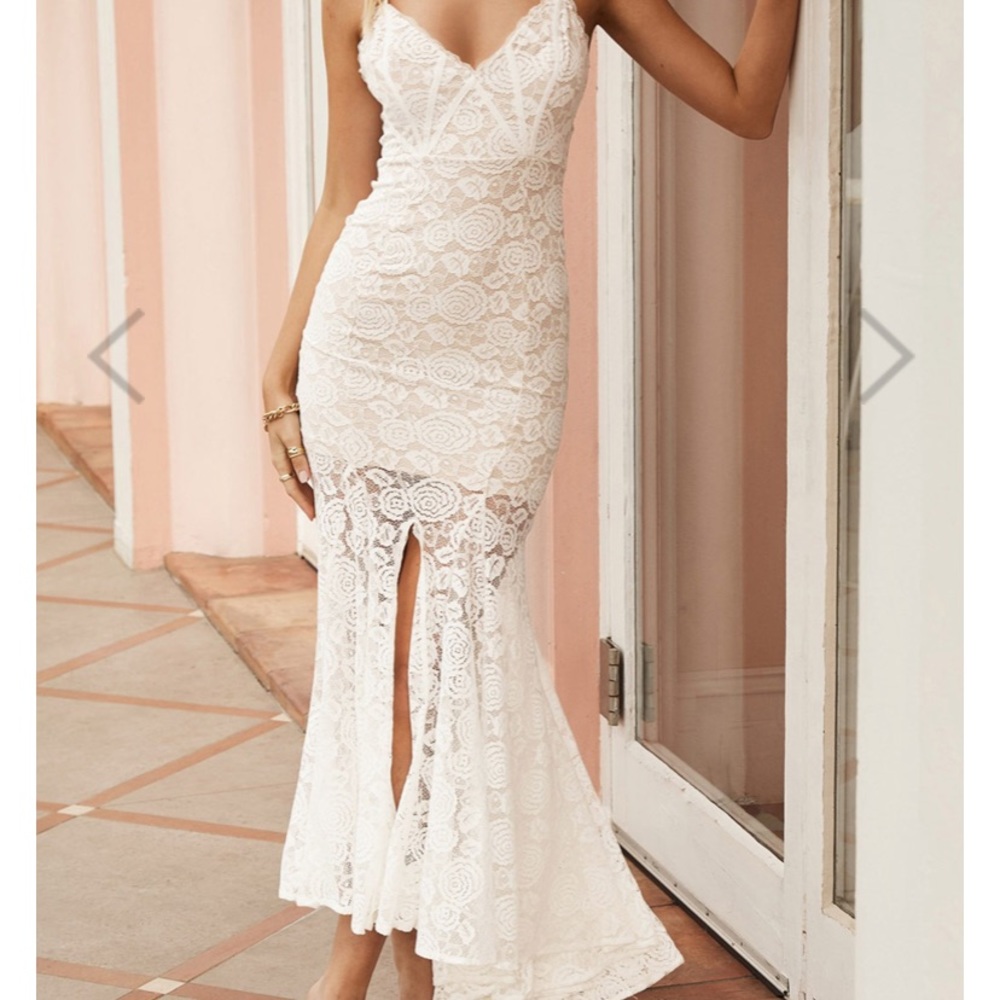 Brand new white lace dress